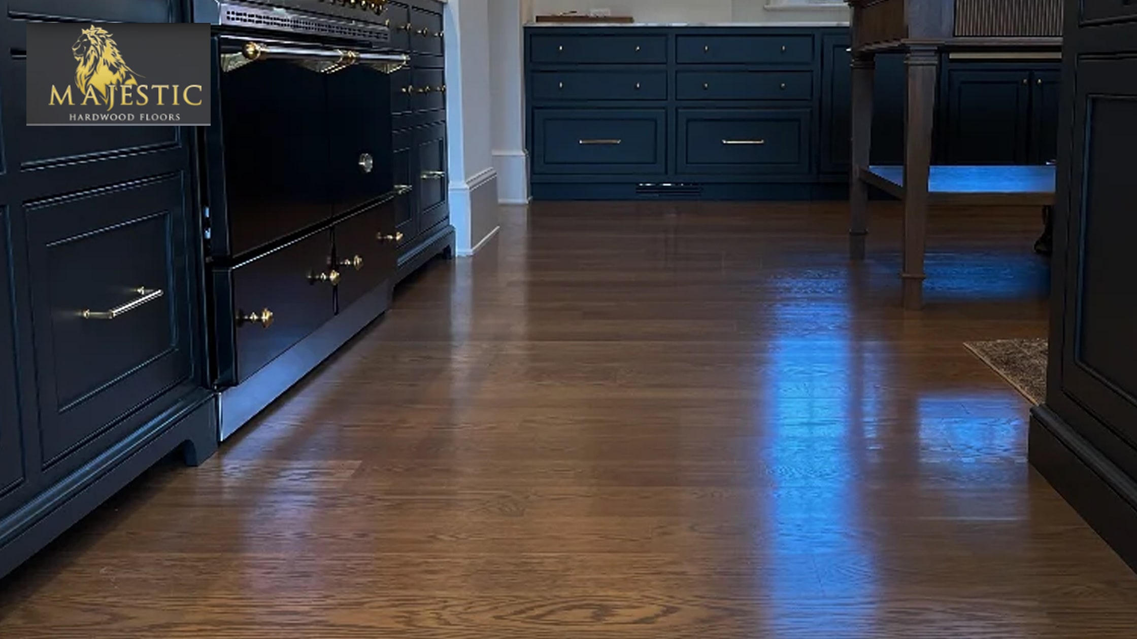 Hardwood floor scratch and dent repair in Charlotte NC homes