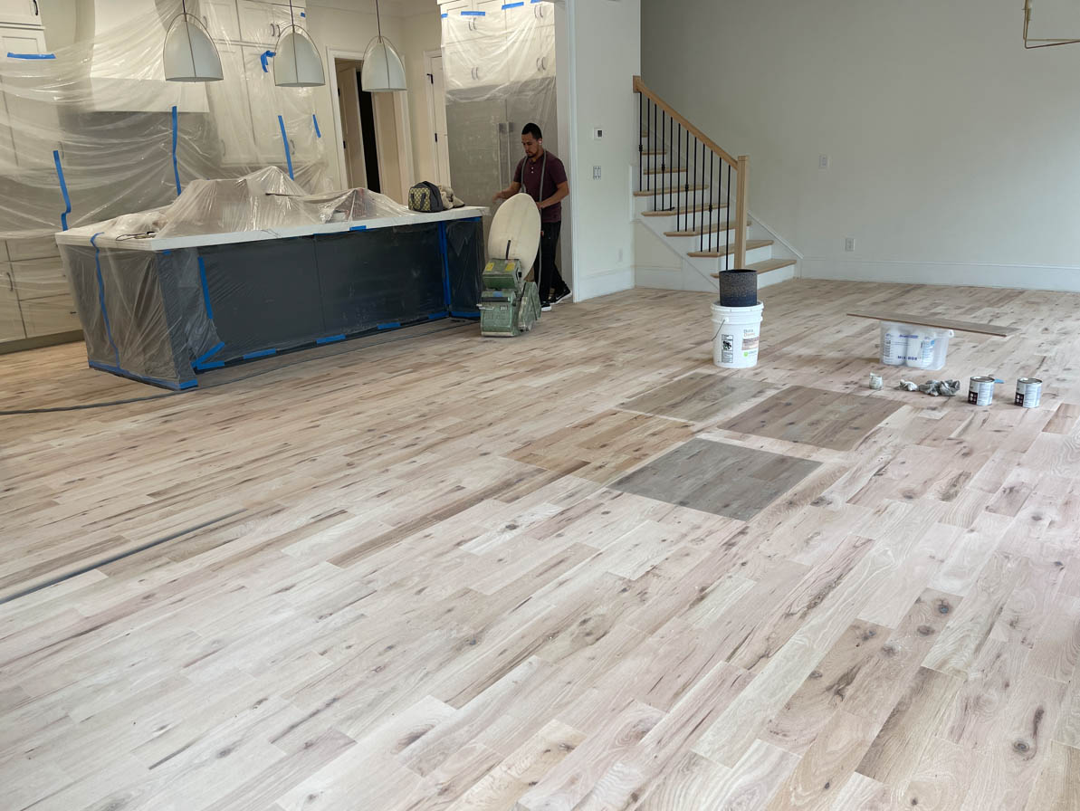 Hardwood floor installation vs refinishing in Charlotte NC